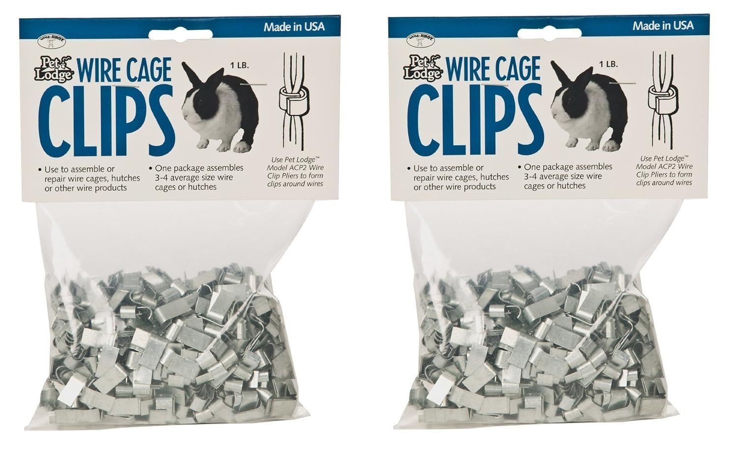 Manufacturing Classic Wire Cage Clips - Tough 2-Piece Set for Secure Fastening