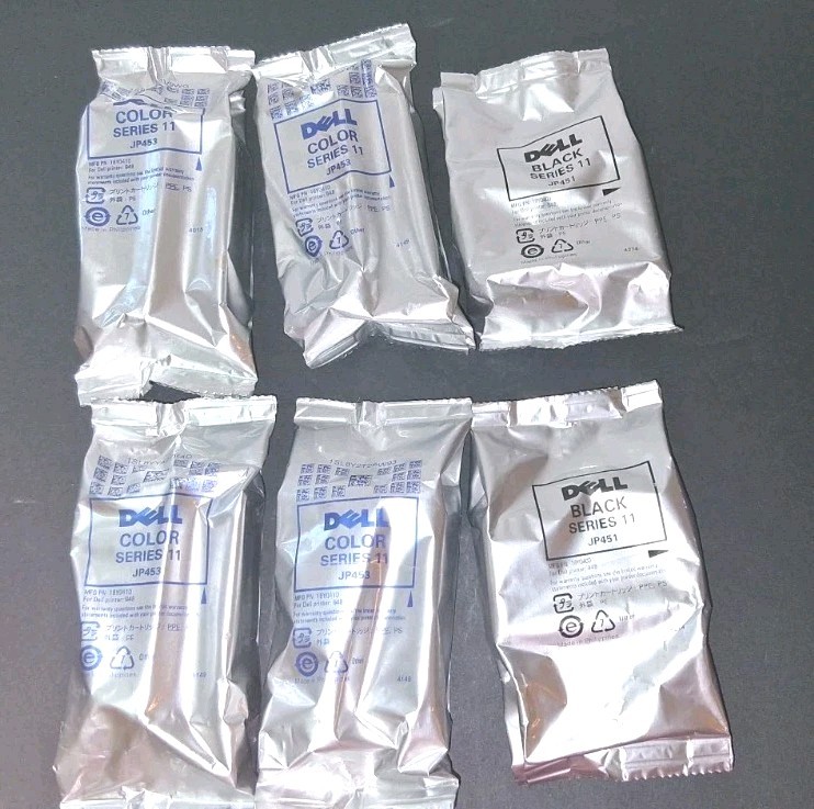 NEW GENUINE Dell Series 11 Photo Color/Black/White Cartridge (Dell JP453 451)  