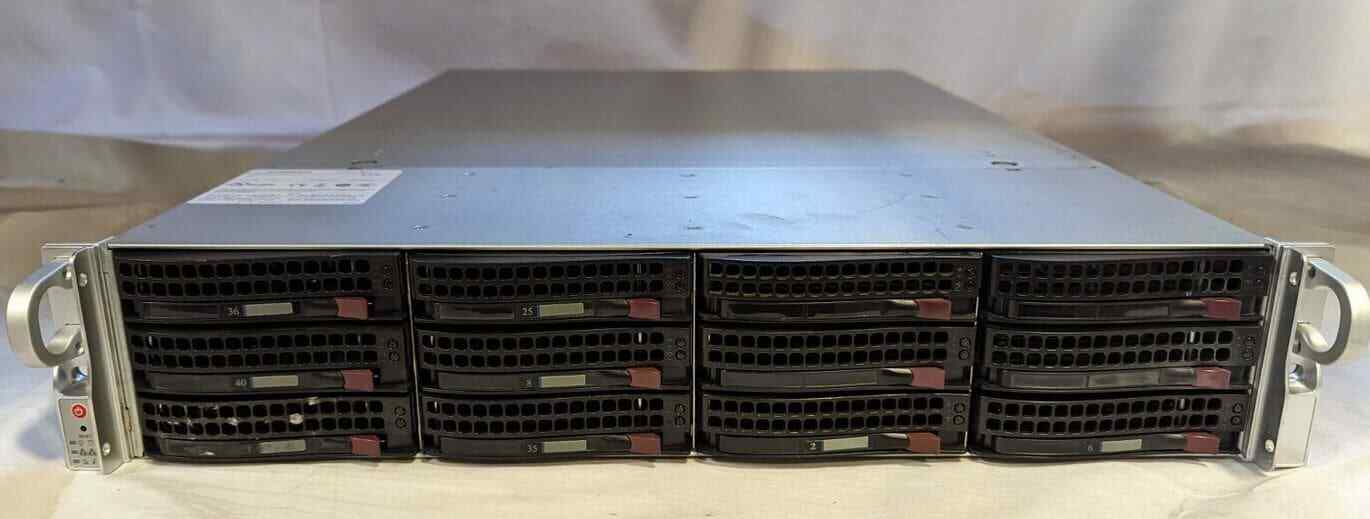 Supermicro X10DRU-i 2U  12LFF  2x E5-2680 v4  128gb Ram  480gb SSD 2x Nvidia K80