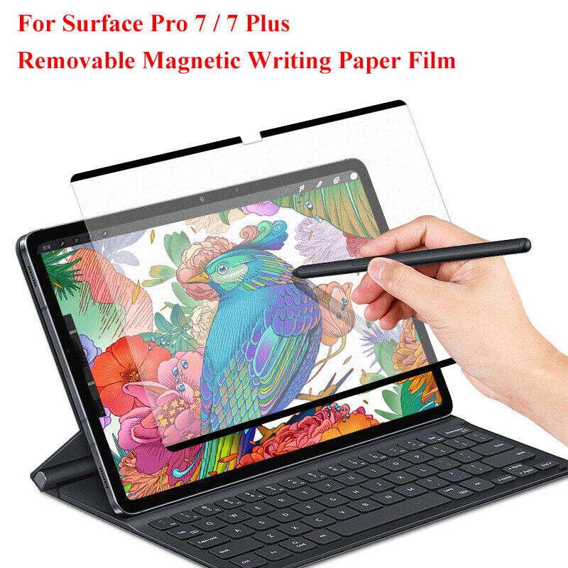 Microsoft Surface Pro 7 7+ Removable Magnetic Matte Paper Film Screen Protector