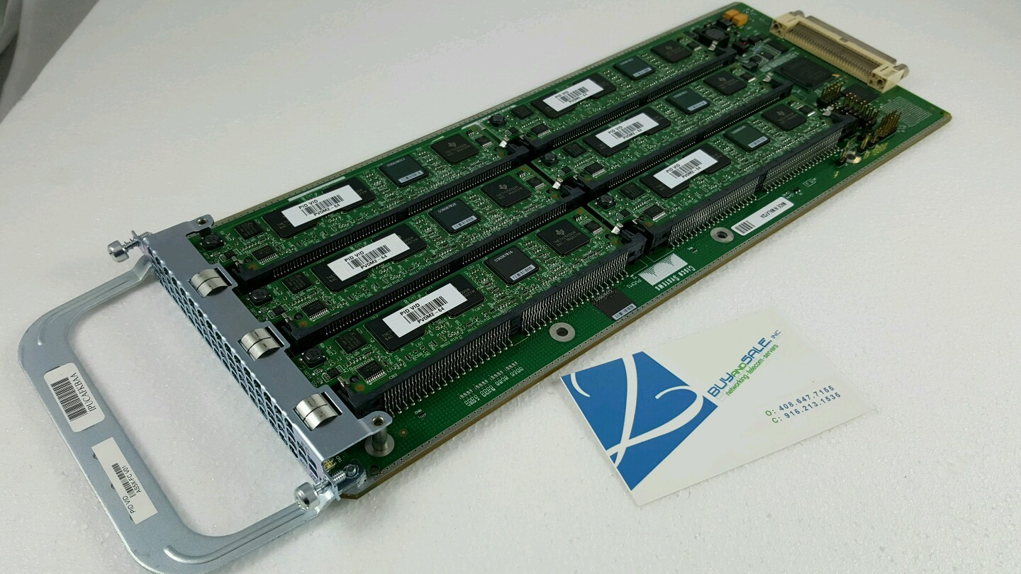 Cisco AS5X-FC High-Density Packet Voice/Fax Card w/ (6) AS5X-PVDM2-64 DFC Module