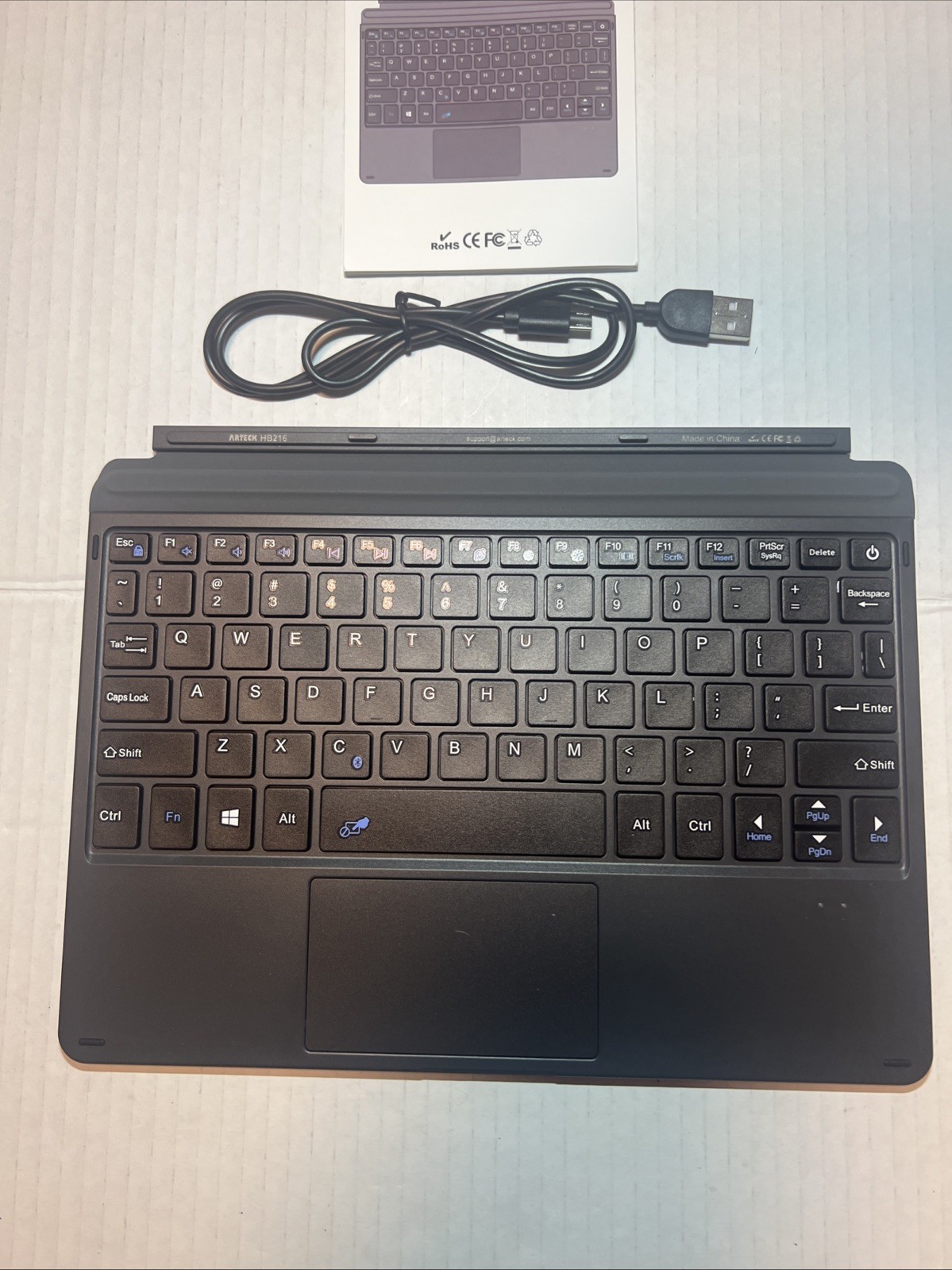 ARTECK HB216 Surface Go Bluetooth Wireless Keyboard for Surface Go