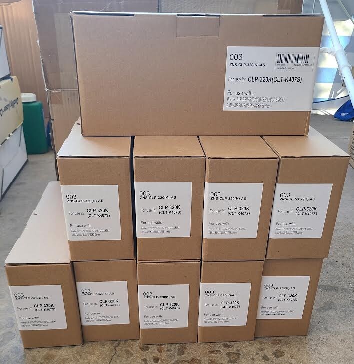 10Pk Compatible for Samsung CLP-320K Reman Black Toner CLP-320 325 326 Open Box