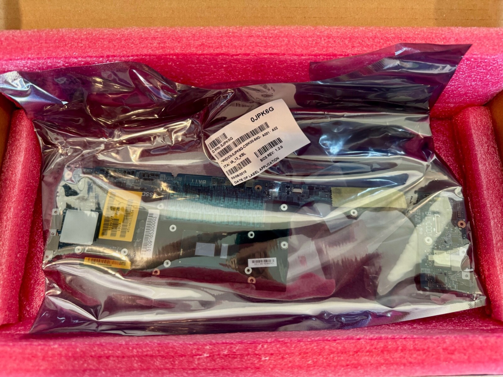 NEW SEALED Dell Intel Core i5-8250U 4GB Motherboard XPS9370 13 9370 - JPK6G