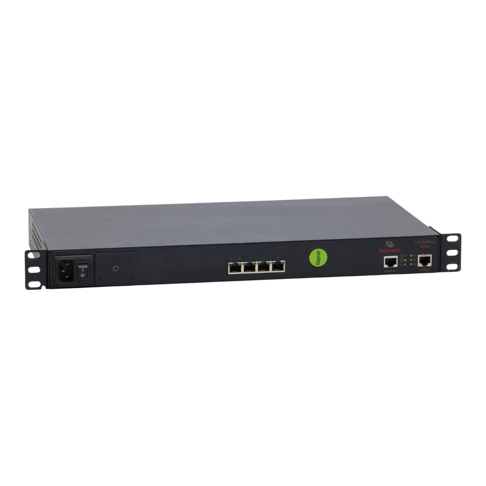 Avocent Cyclades ACS4 4-Port RJ-45 RS-232 OOB Management Serial Console Server