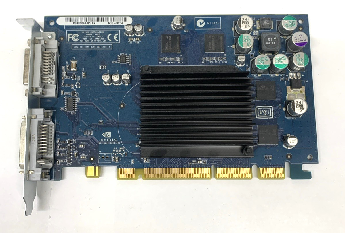 Apple Power Mac G5 Nvidia GeForce FX 5200 64MB DVI ADP Graphics Card 603-3254