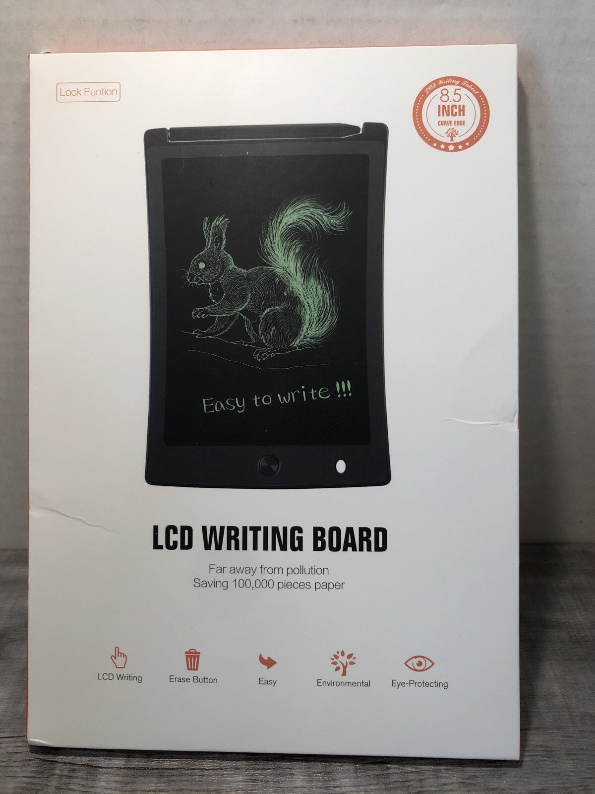 Viotek 8.5” Portable E-Writer LCD Surface Writing Drawing Tablet with StylusBlue