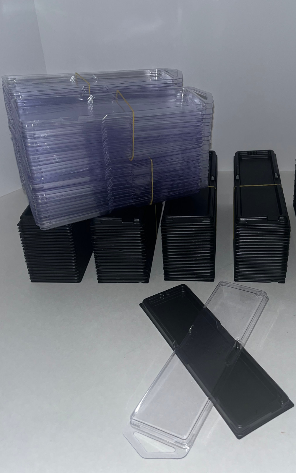 100 X DDR2 DDR3 DDR4 DDR5  Memory RAM Clamshell Case for DIMMs Anti Static ESD