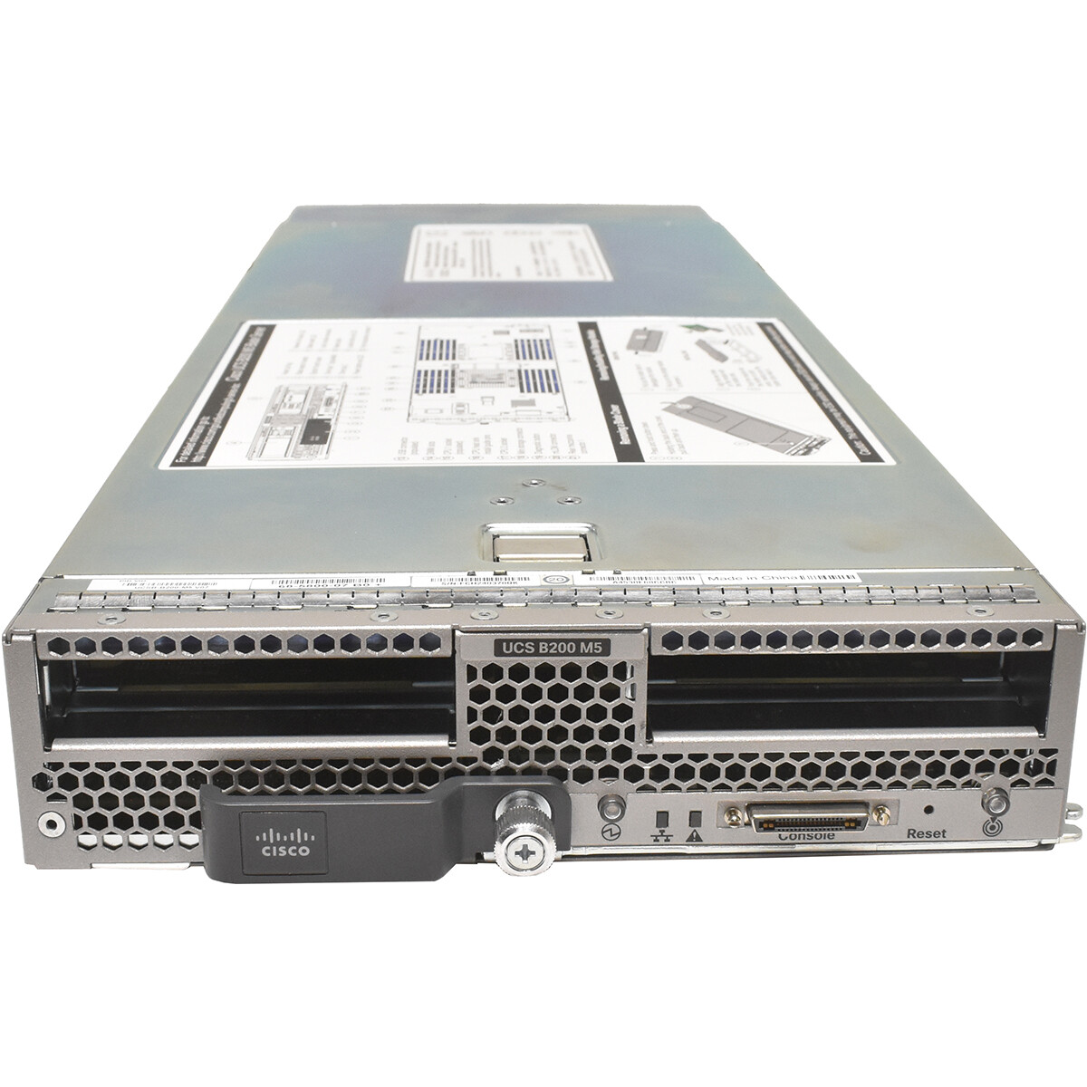 Cisco UCS B200 M5 Blade Server 2x 2.5 2x Cooler No CPU RAM 1x UCSB-MLOM-PT-01 