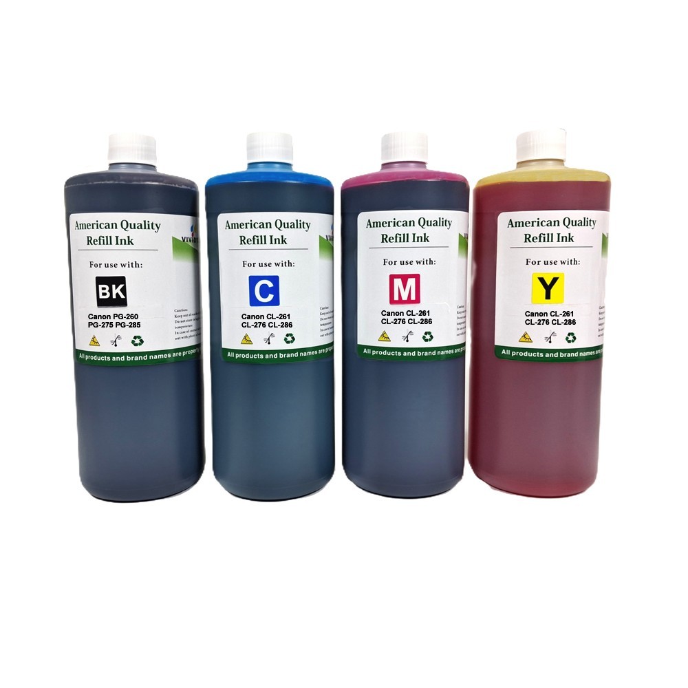 Ink Cartridge Refill Kit for Canon PG-260 CL-261 PG-275 C-276 PG-285 CL-286 PK 4