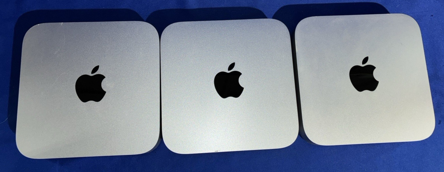 Apple Mac Mini 2011 Core i5 8GB 500GB HDD A1347 Tested Good Lot of 3