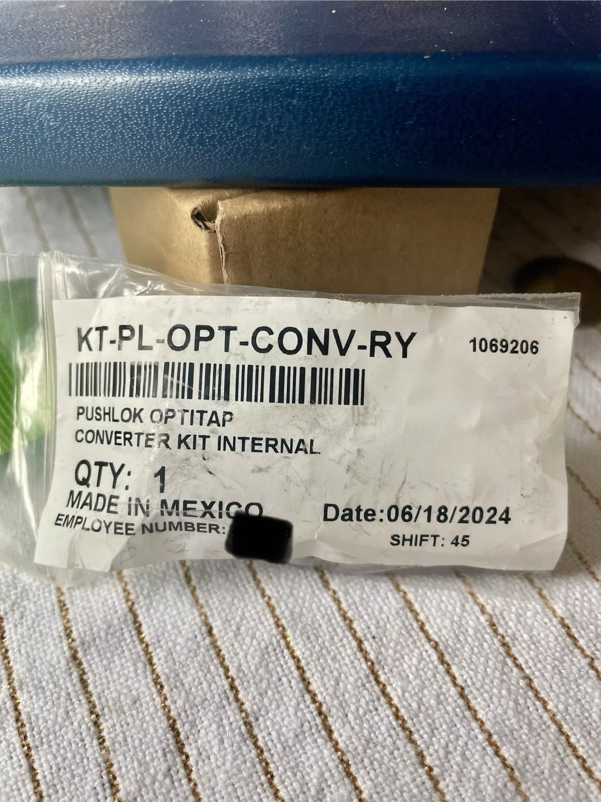 PUSHLOK OPTITAP Converter Kit Internal KT-PL-OPT-CONV-RY 1069206