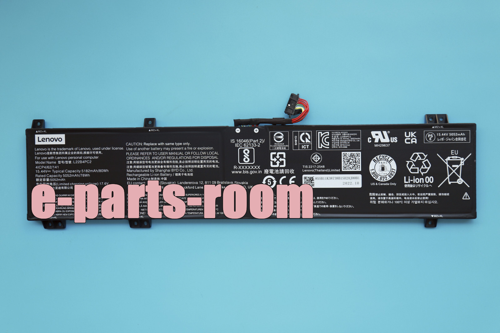 Genuine L22B4PC2 L22C4PC2 L22D4PC2 Battery for LenovoLegion Slim 5 16APH8 16IRH8