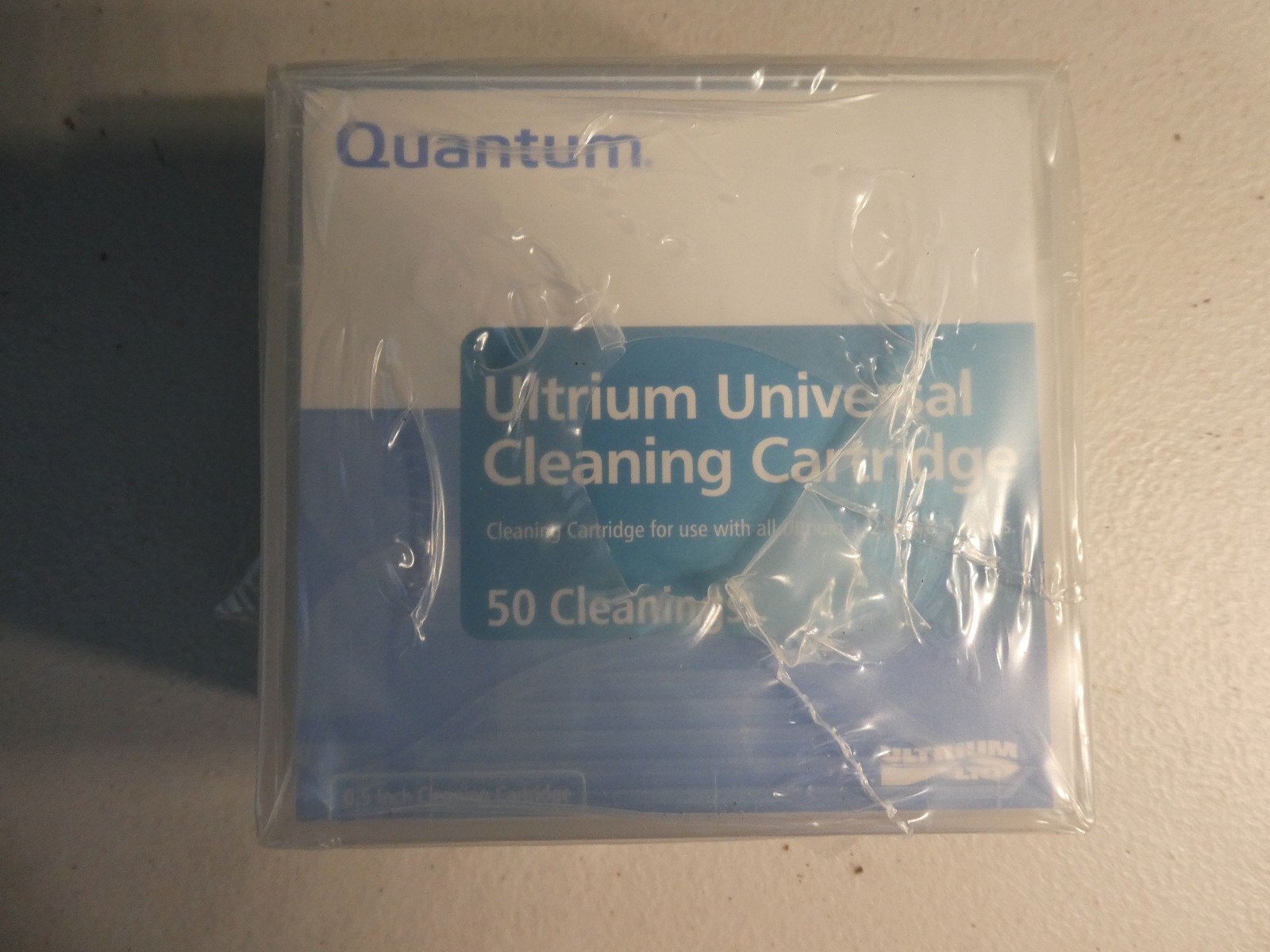 🍀 NEW SEALED Quantum MR-LUCQN-01 Ultrium Universal Cleaning Cartridge 50 Clean