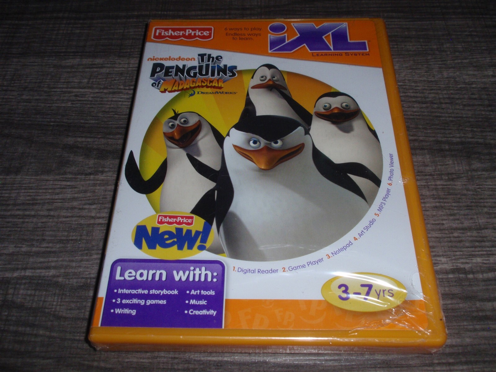 Nickelodeon The Penguins Of Madagascar iXL Learning System CDROM New Sealed 2010