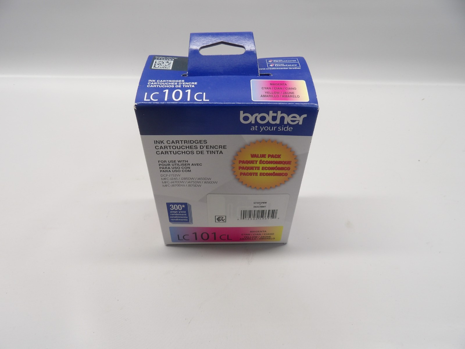 Brother Standard-yield Color Printer Ink Cartridges - (LC1013PKS) Exp 04/25