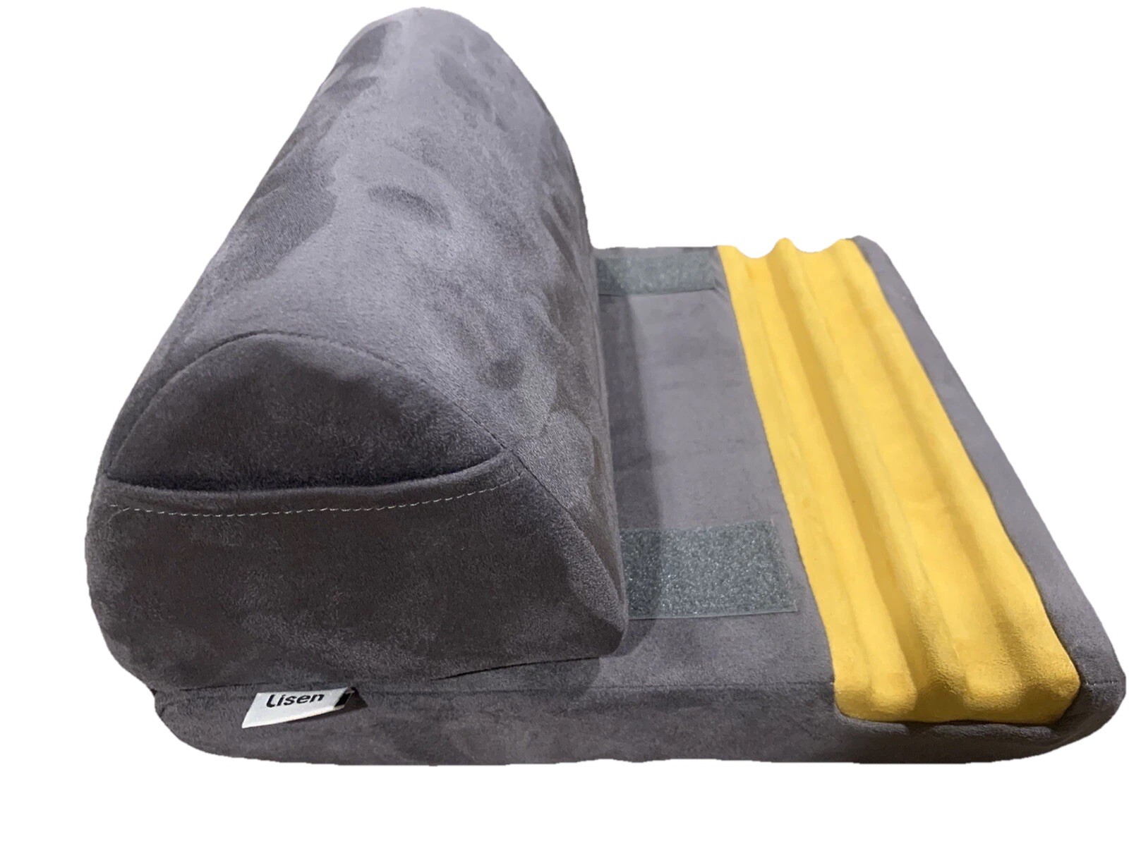 Multi-Angle Pillow Tablet Holder Soft Lap Rest Cushion w/ Removable Support
