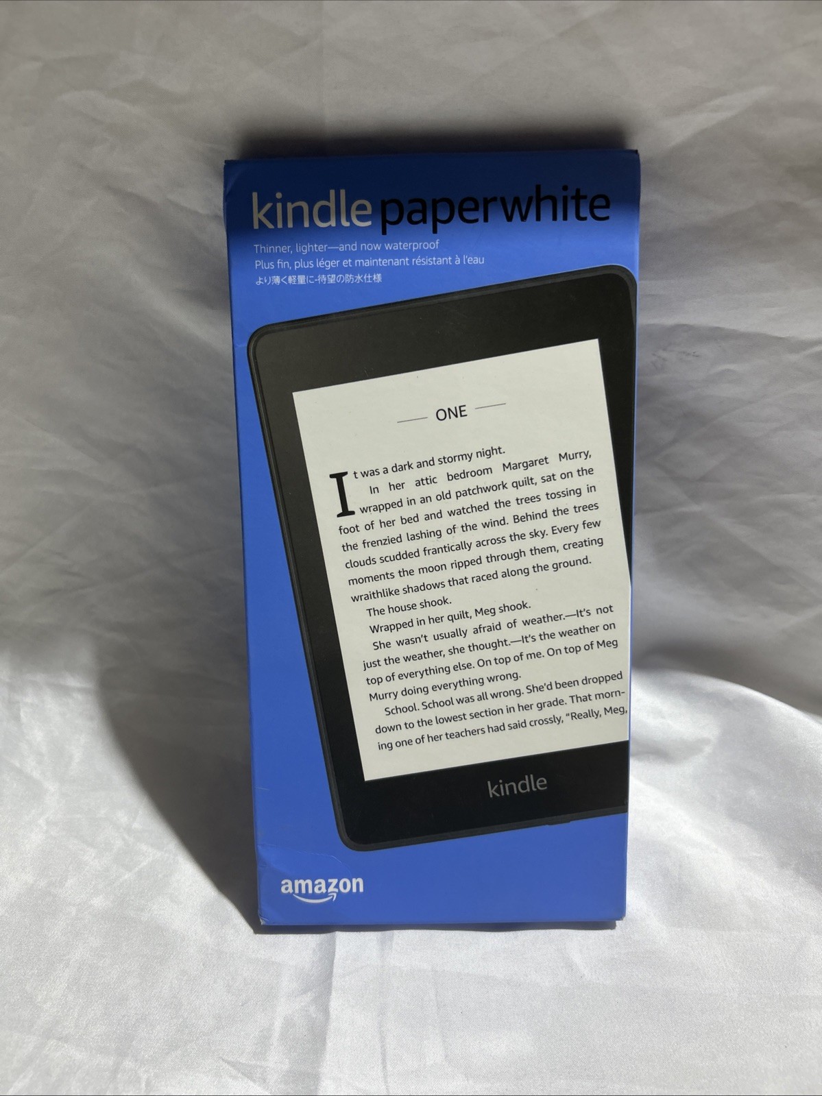 Amazon Kindle Paperwhite 10th Gen 8GB WiFi Waterproof (Black) - New Sealed