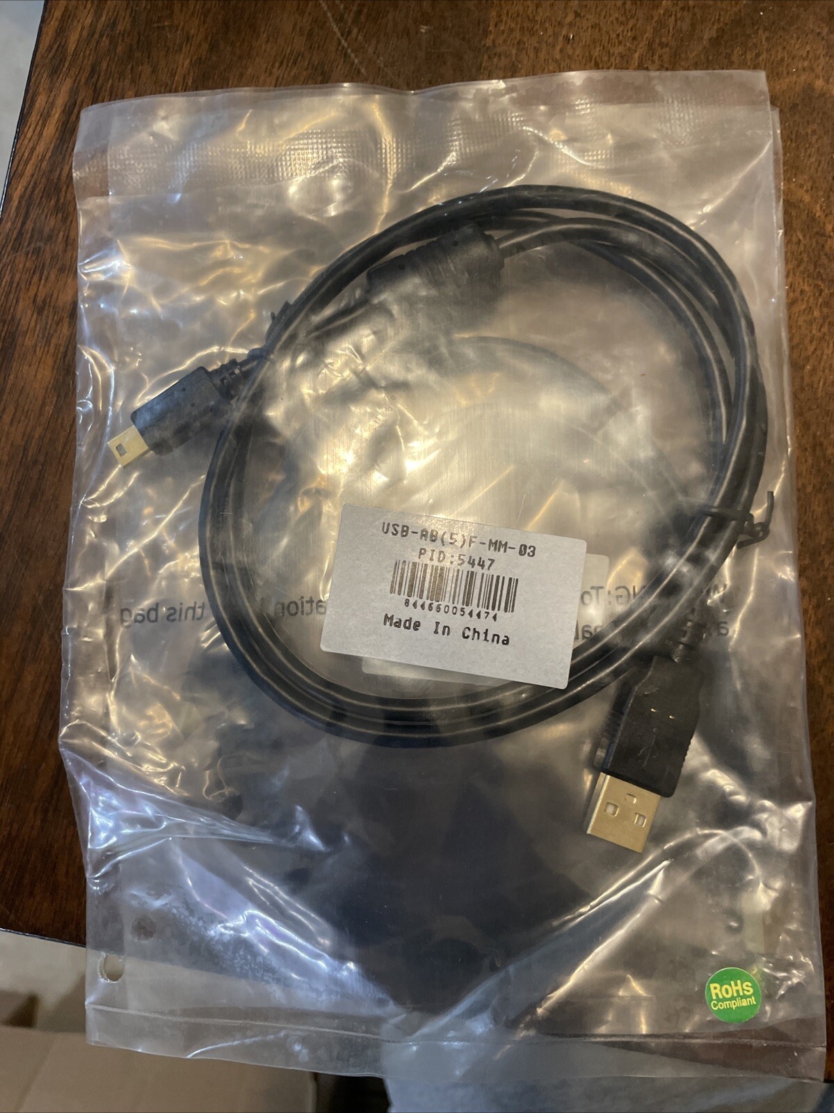 Monoprice PID: 5447 USB Cable Black Nice LOOK