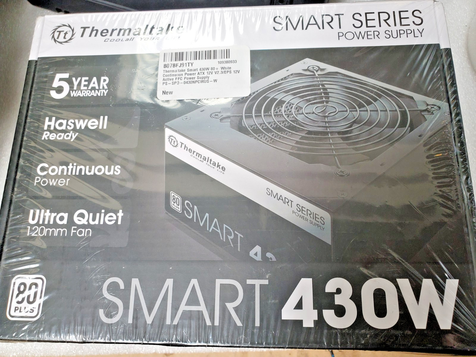 Thermaltake PS-SPD-0430NPCWUS-W Smart 430W Computer Power Supply