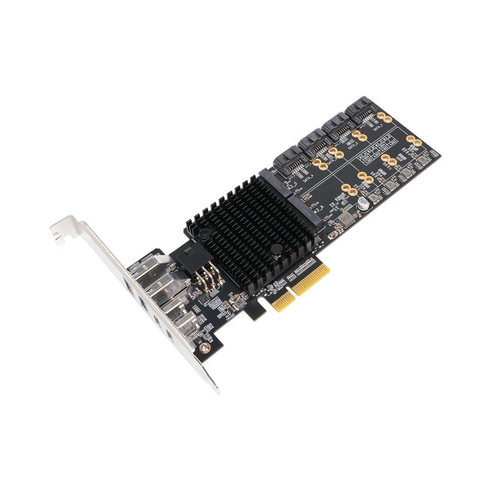 SouthBridge Max PCIe 4.0 Multi-Function Expansion Card up to 12 Ports