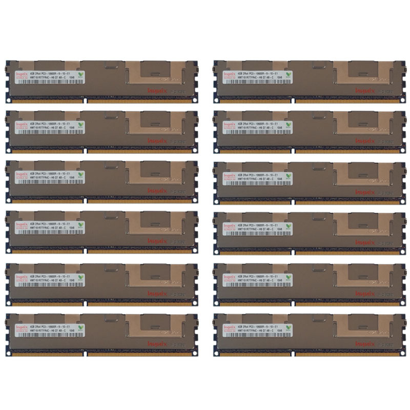 48GB Kit 12x 4GB HP Proliant ML370 SL160S SL170S DL180 DL170H G6 Memory Ram
