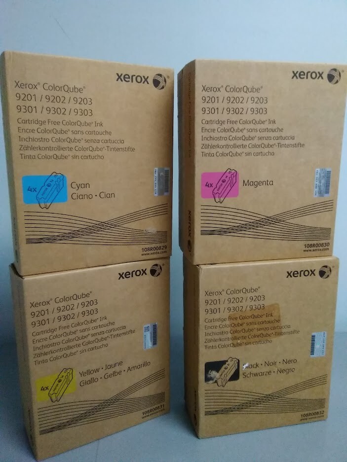 Xerox ColorQube ink sticks Set of 4 colors