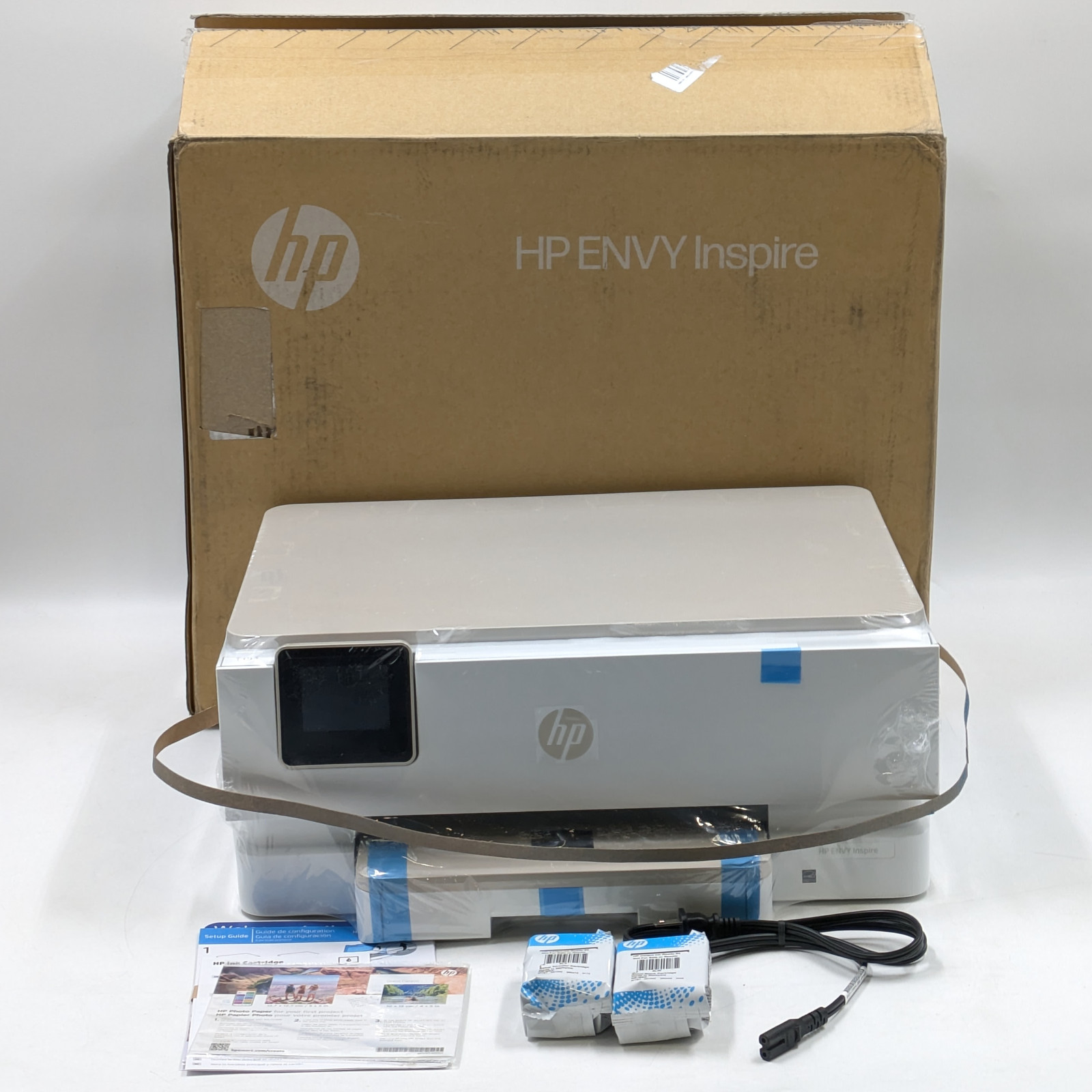 HP Envy Inspire Inkjet Wireless All-In-One Printer in White/Gray (VCVRA-2102-01)