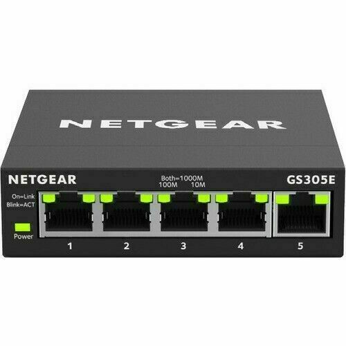 Netgear GS305E-100NAS Network Switches 0606449140521 Open Box