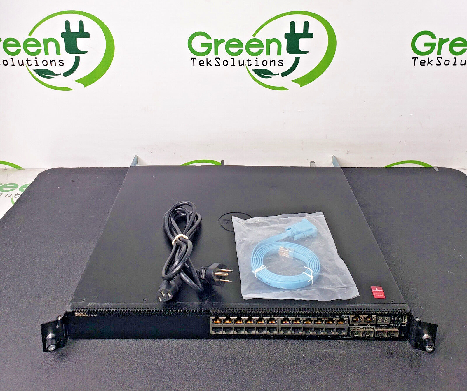 Dell N3024 24-Port Gigabit Ethernet Networking Switch 1x PSU w Rails