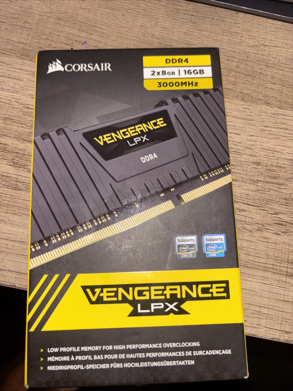 Corsair CMK32GX4M2B3000C15 Vengeance LPX DDR4 3000mhz Dual Memory Kit - Black