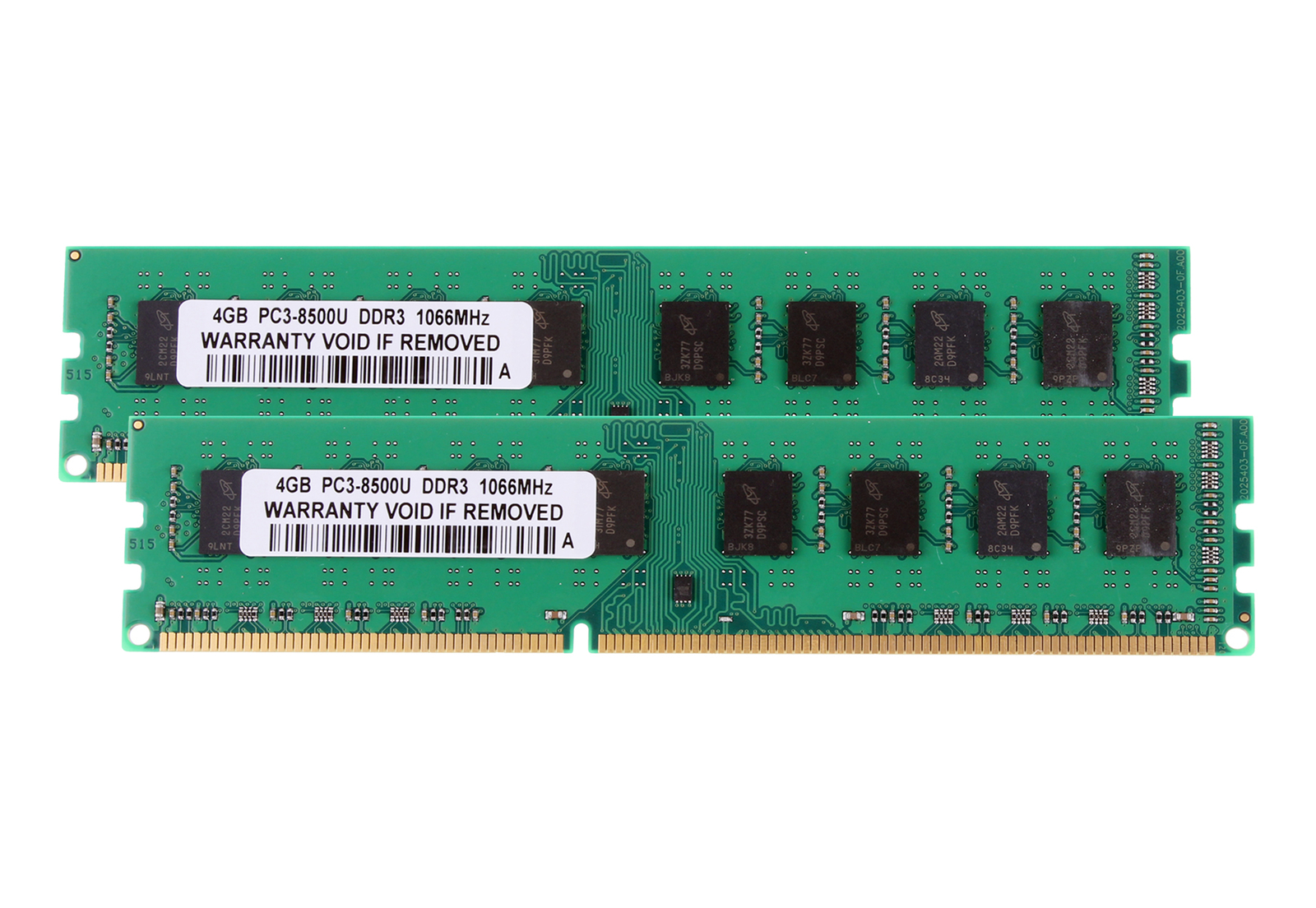 8 GB DDR3 RAM 2x 4 GB 2RX4 1066MHz PC3-8500U 240PIN DIMM Desktop Memory Only AMD
