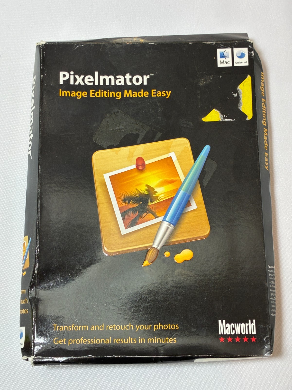 PIXELMATOR IMAGE EDITING CD-ROM (FOR MAC ) Sealed