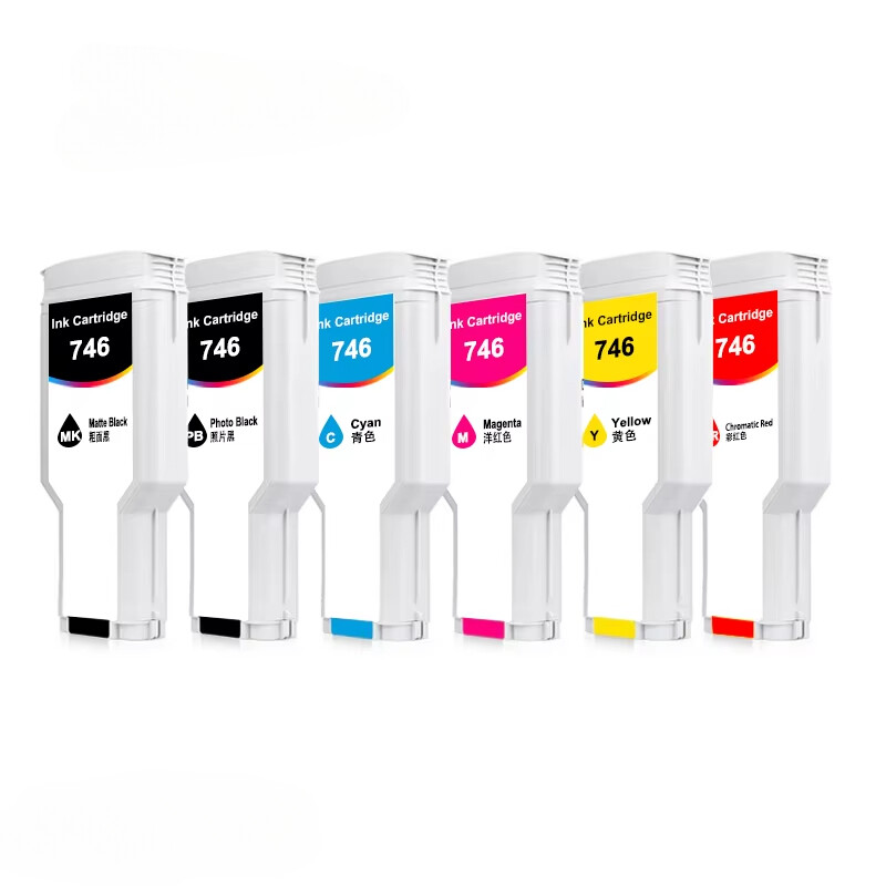 300ML Hp 746 Compatible Ink Cartridge for HP DesignJet Z9 Z6 Z5600 Printer 1set