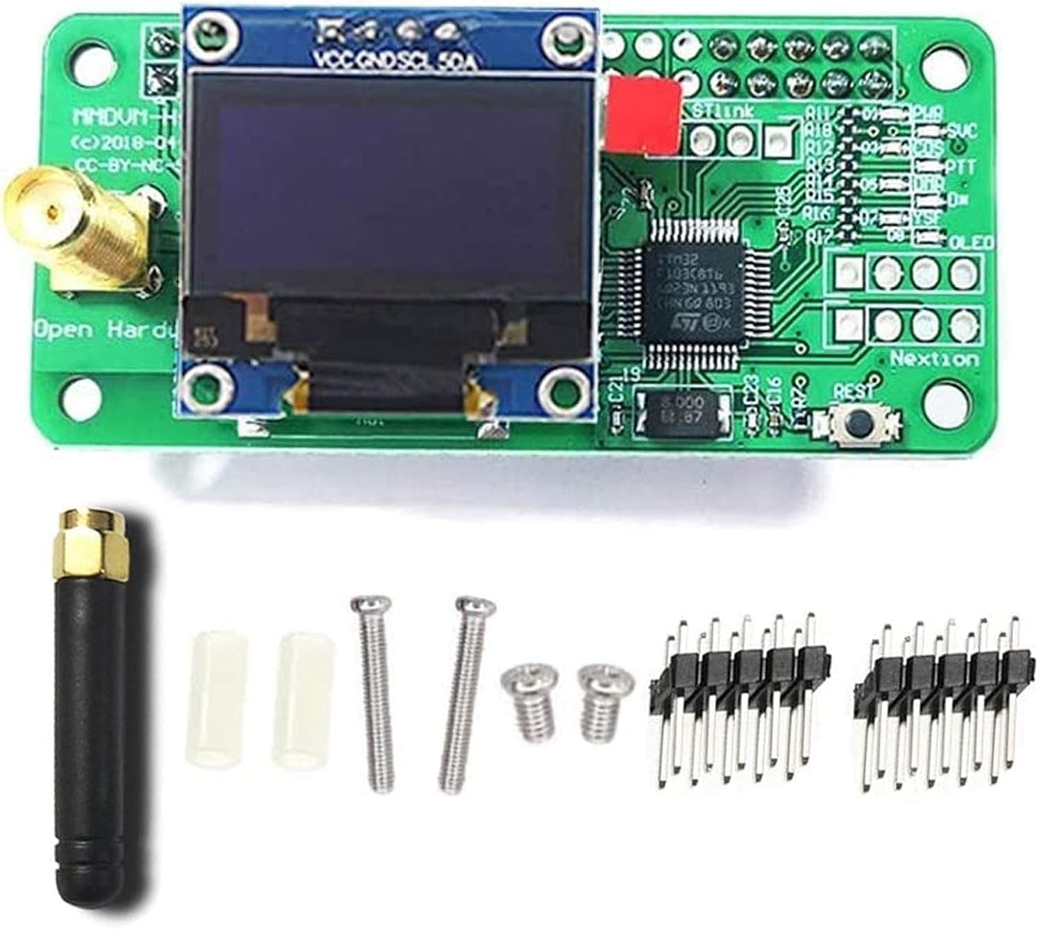 MMDVM Hotspot Spot Radio Station+ Antenna + OLED with Screen Support P25 DMR YSF