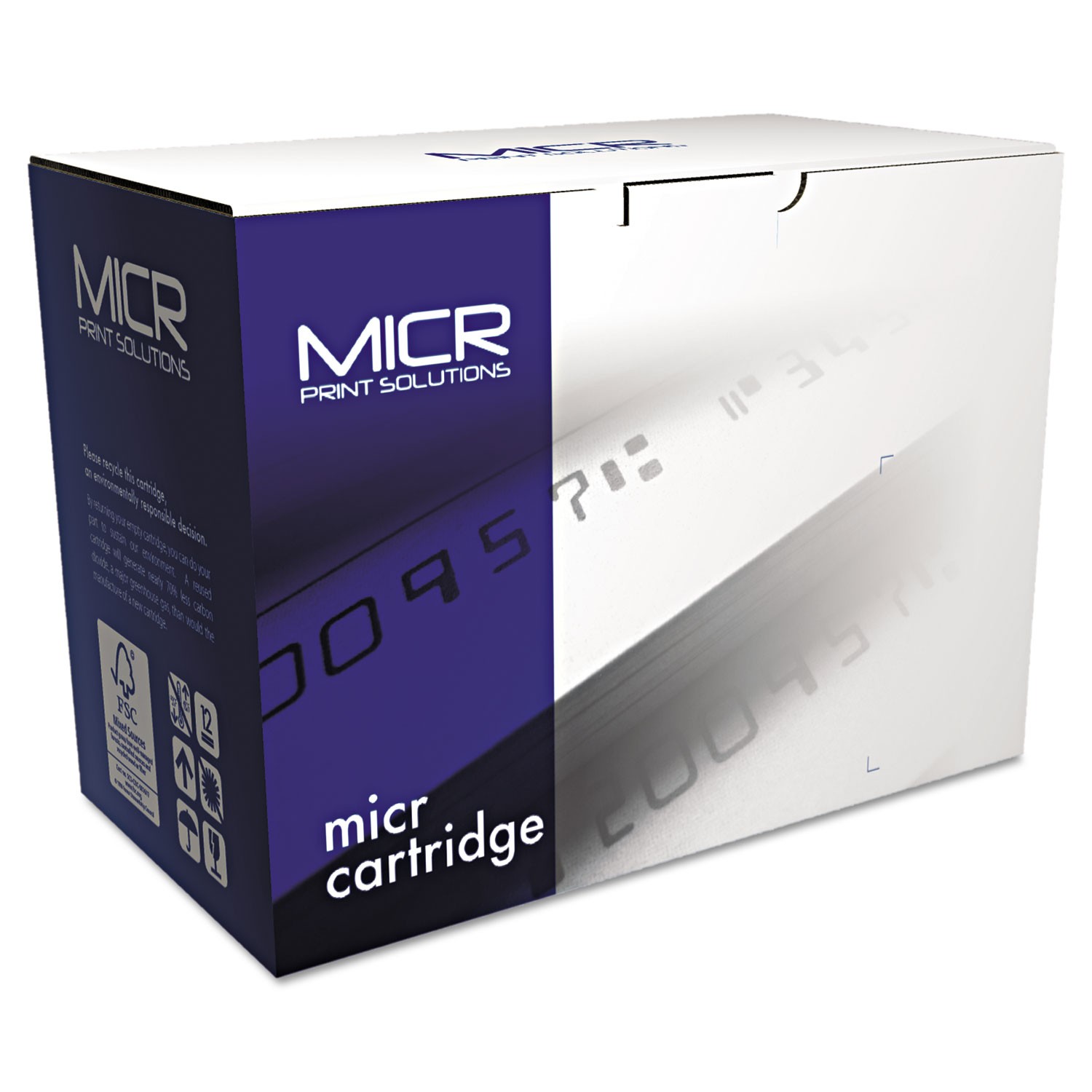 MICR Print Solutions Compatible with CE285AM MICR Toner, 1,600 Page-Yield, Black