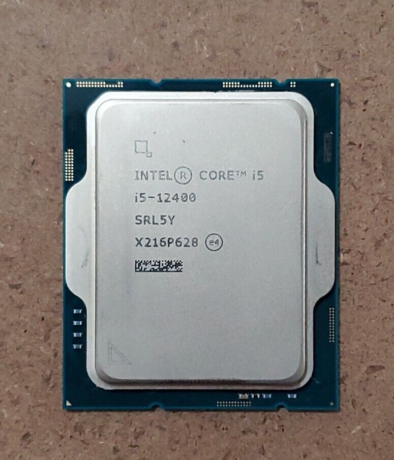Intel Core i5-12400 Desktop CPU Processor 2.5Ghz TURBO 4.40Ghz SRL5Y 1200