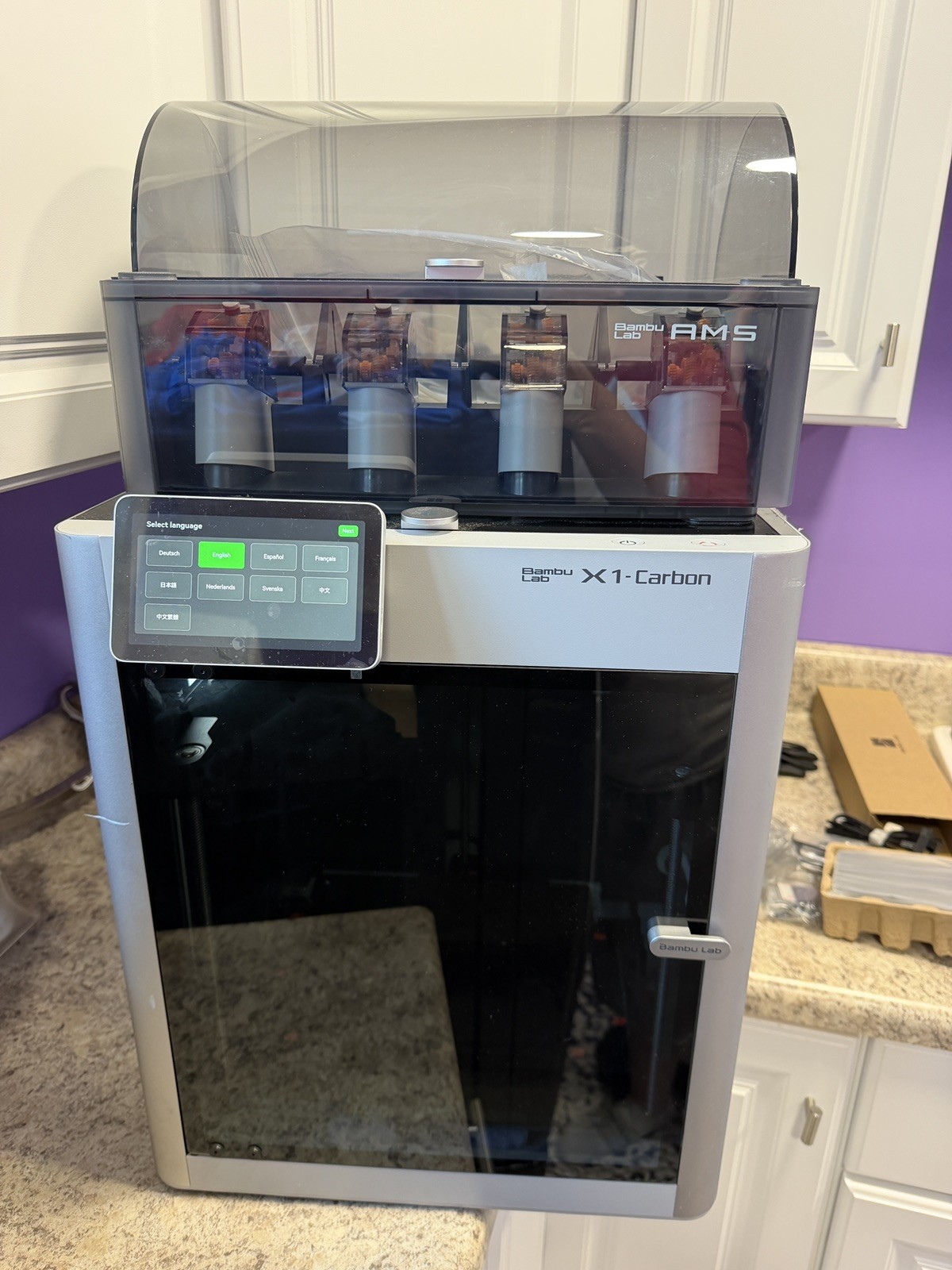 Bambu Lab X1-Carbon 3D Printer w/ AMS