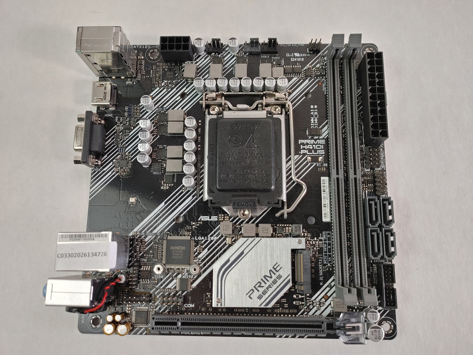 Asus PRIME H410I-PLUS Intel LGA 1200 DDR4 Desktop Motherboard