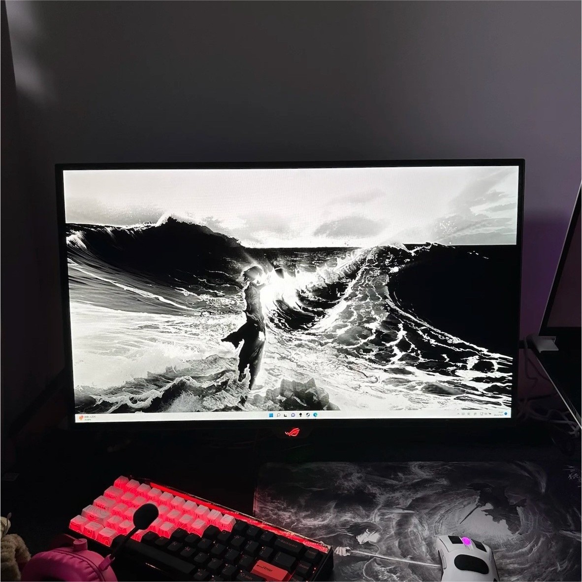 ASUS ROG Swift 27" LED Gaming Monitor 2560x1440 Widescreen 16:9 Black