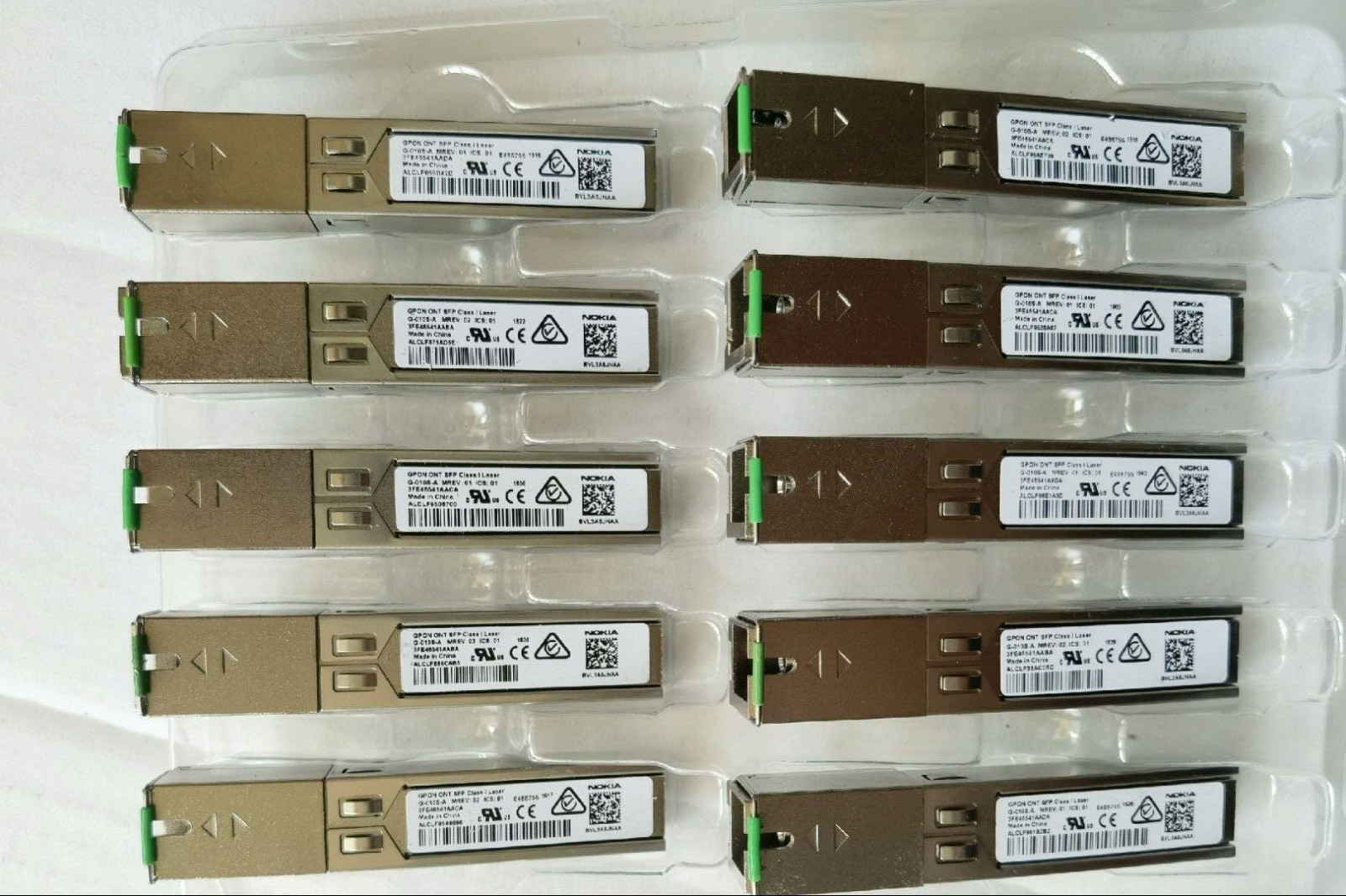2pcs Nokia G-010S-A 3FE46541AAAA GPON ONT SFP Fiber Module Transceiver