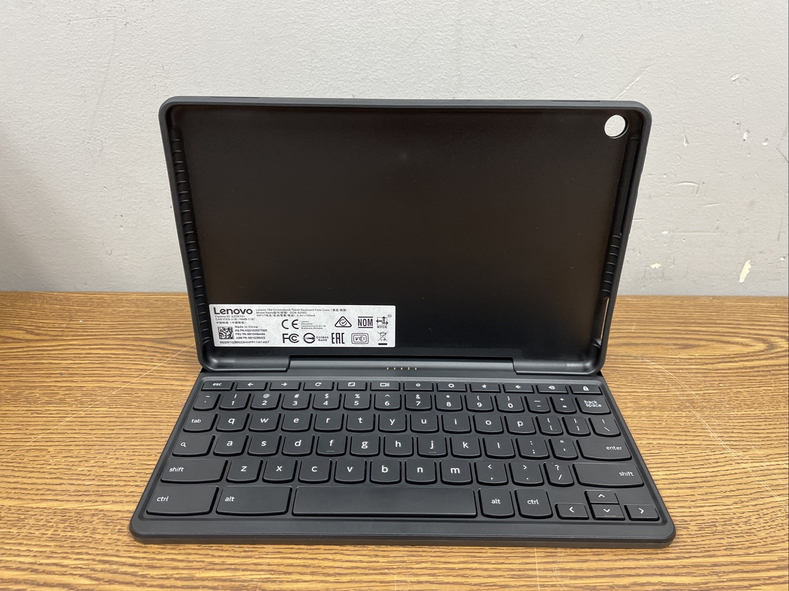 Lenovo DOK-8208u Keyboard Folio Case For 100e Chromebook