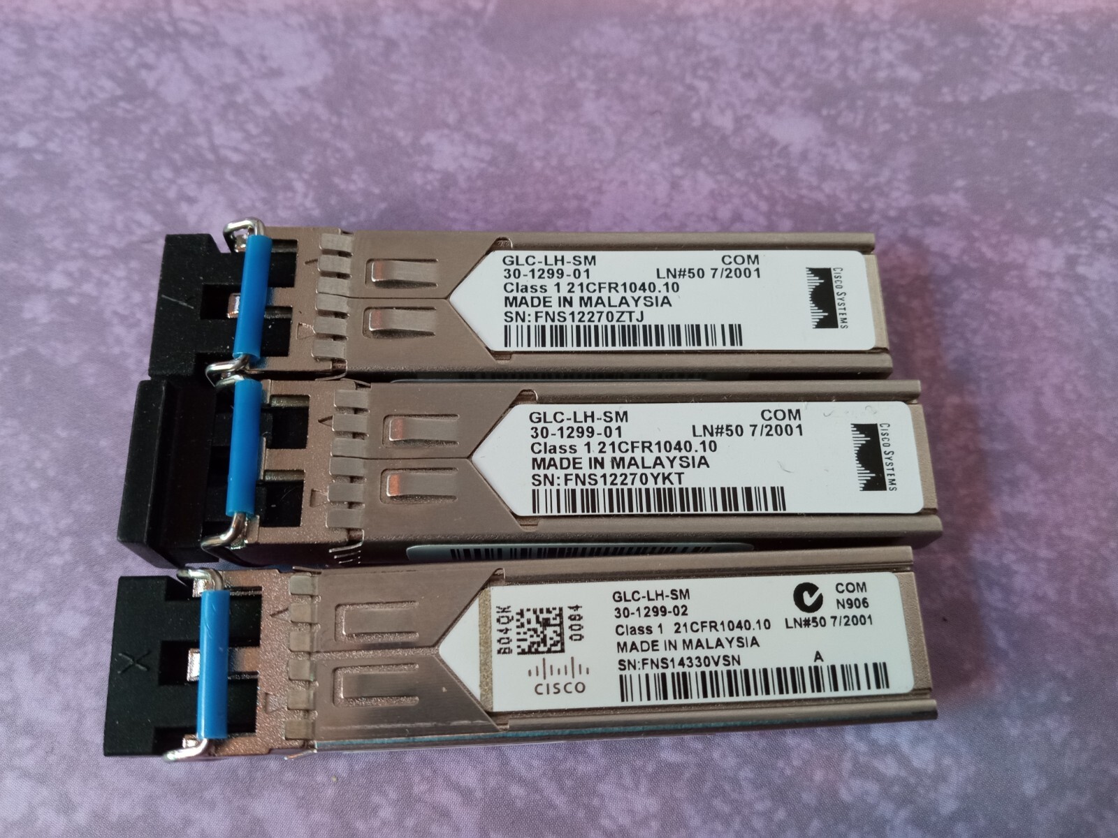 Cisco GLC Transceivers-PRICE DROP:  GLC-SX-MM, GLC-SX-MMD, GLC-LH-SM, GLC-LGLC-T