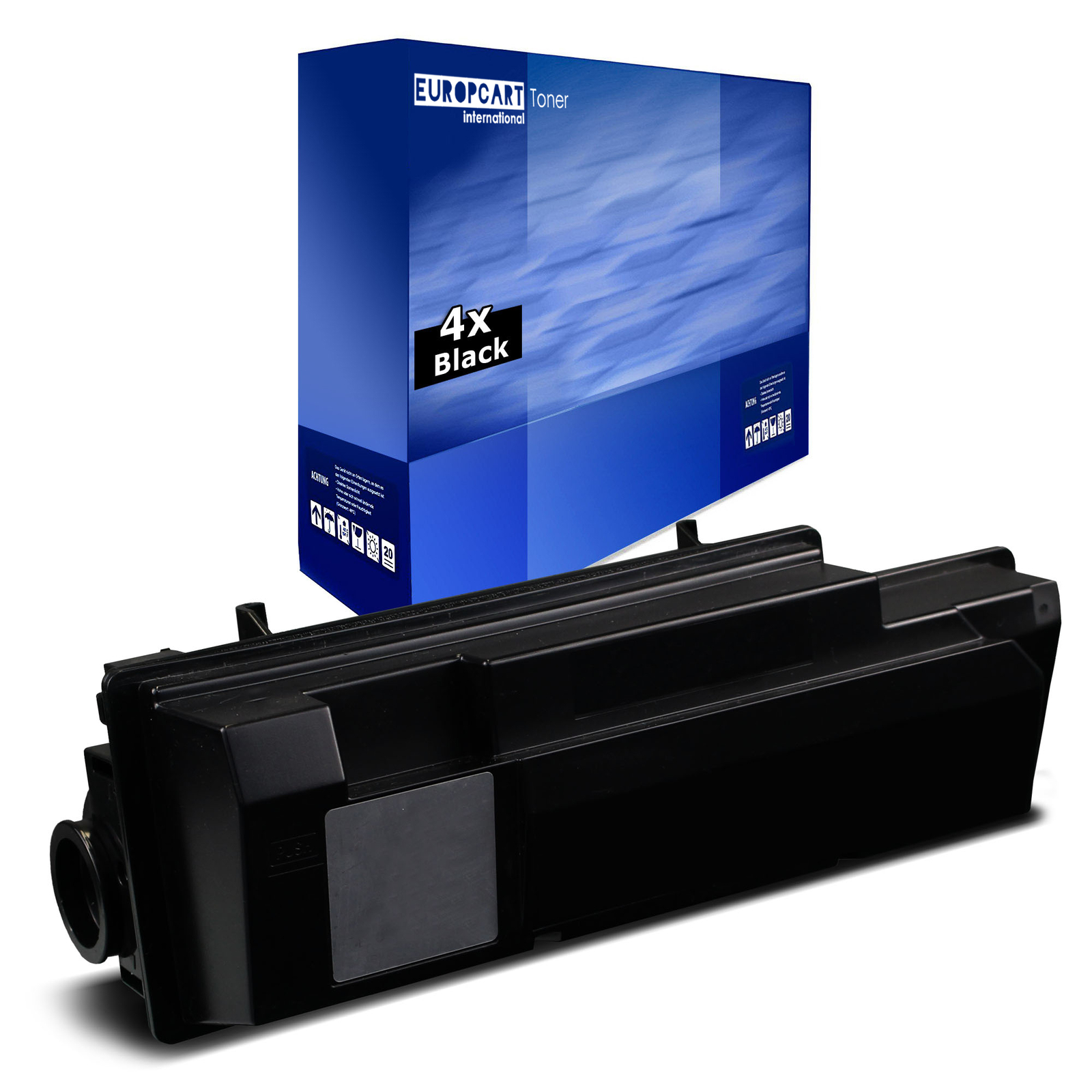4x Eurotone Compatible Laser Toner Cartridge For Kyocera FS-4020-DN Black