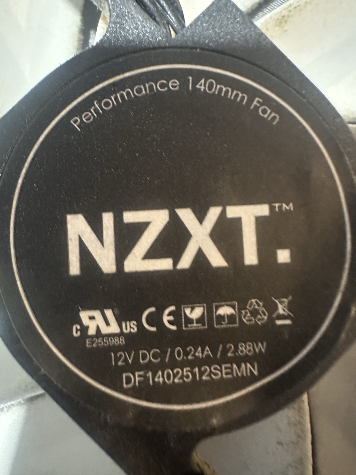 NZXT 140mm High Performance Cooling PC Case Fan 3-Pin 12V DC