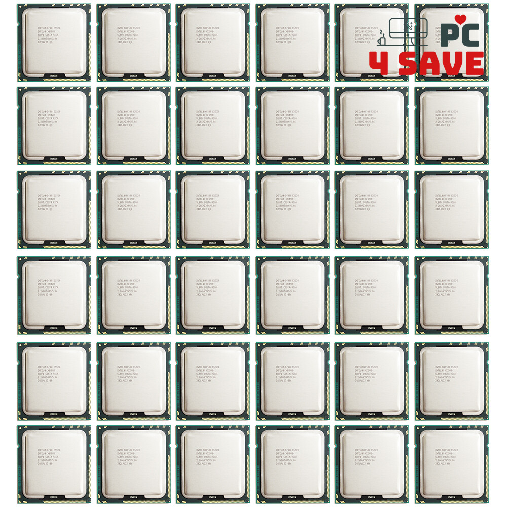 Lot of 50 Intel Xeon E5520 SLBFC SLBFD 2.26GHz 8M Quad Core LGA 1366 Server CPU