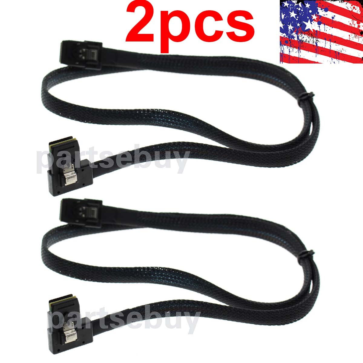 2x New SAS-A SAS-B SATA Cable M246M 0M246M For Dell Poweredge R610 R710 H700 USA