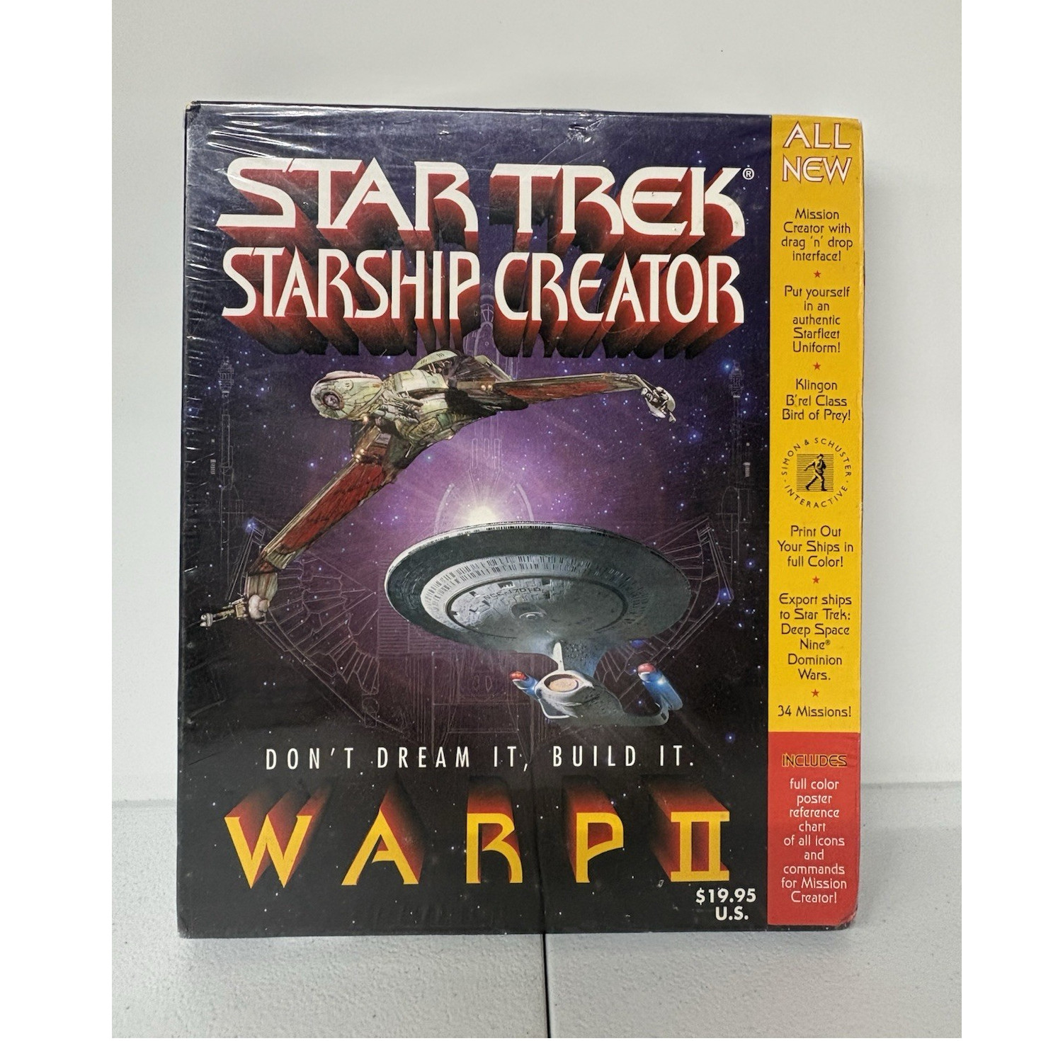 Simon & Schuster Star Trek Starship Creator Warp II Graphics Software