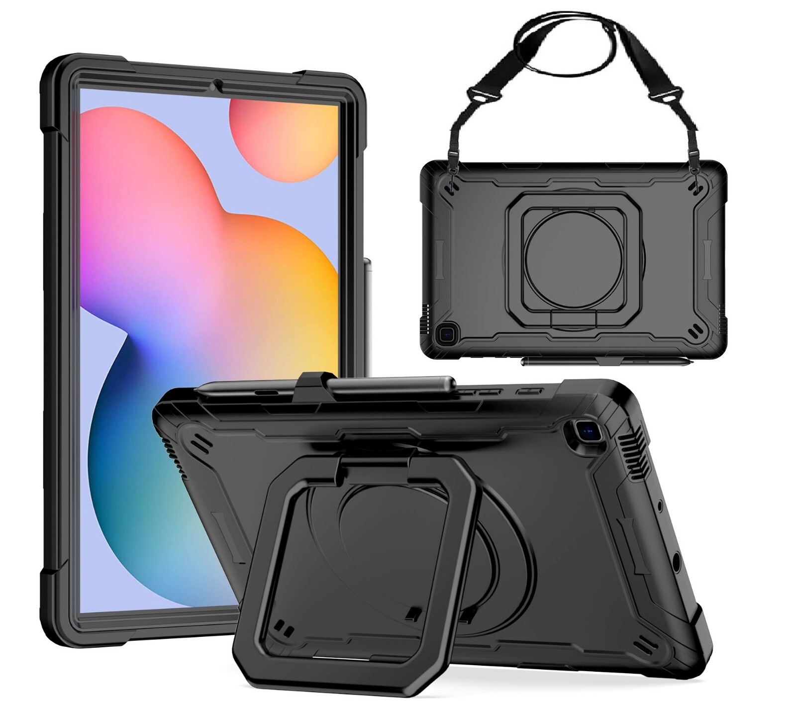 For Samsung Galaxy Tab S6 Lite Case 10.4" 2024/2022/2020 Tablet Stand Cover