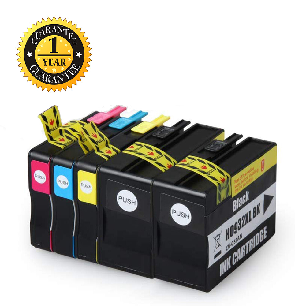 5x Premium 932 XL 933 XL Ink Cartridge for HP OfficeJet 7612 6700 7110 7610
